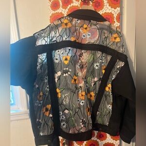 Denim Dragon CUSTOM Lace Jacket - Daydream (Black)